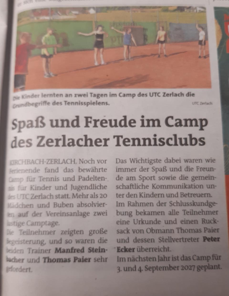 Foto: UTC SPK Zerlach